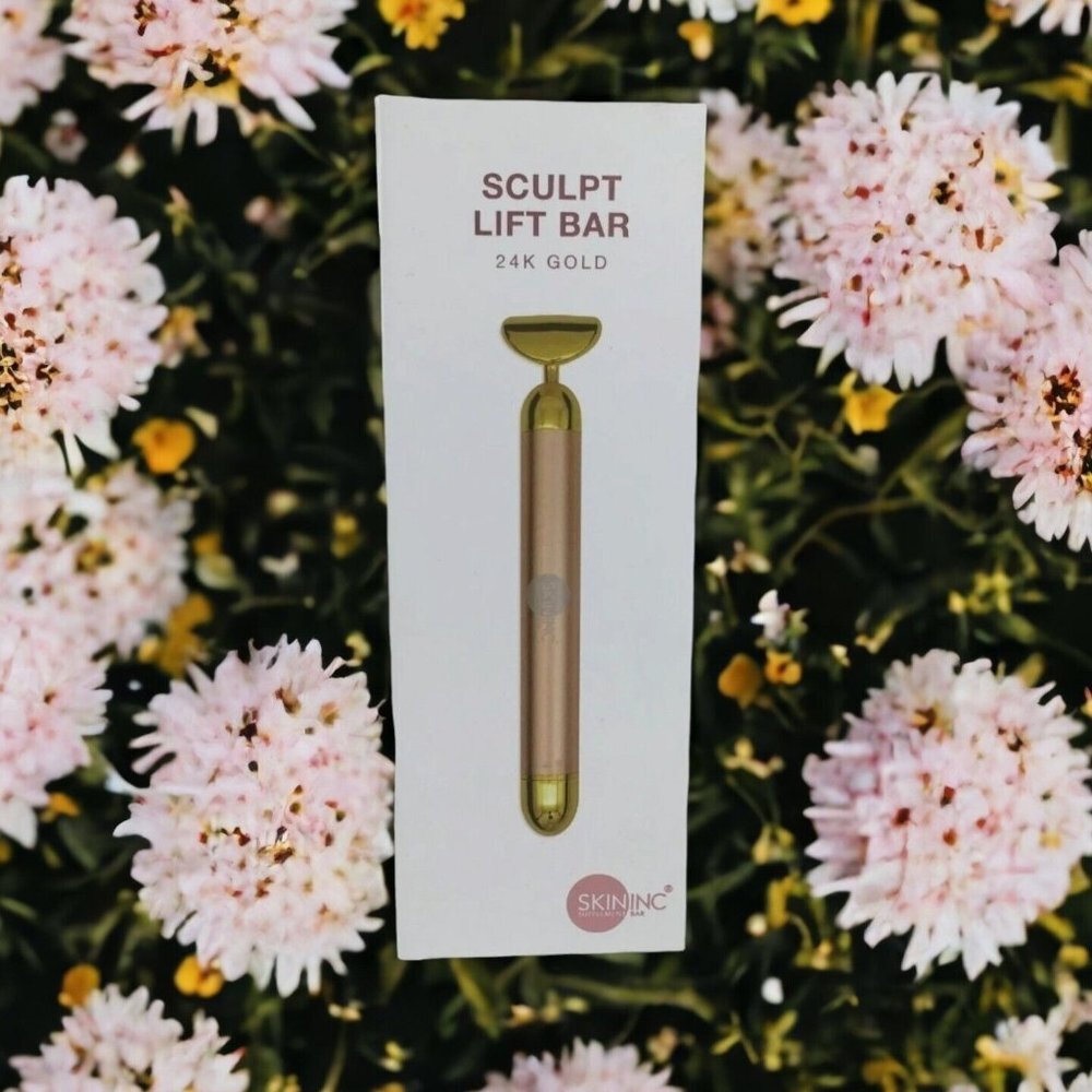 Skin Inc. Sculpt‎ Lift Bar 24k Gold Vibrating Facial Massage Bar - MSRP $125